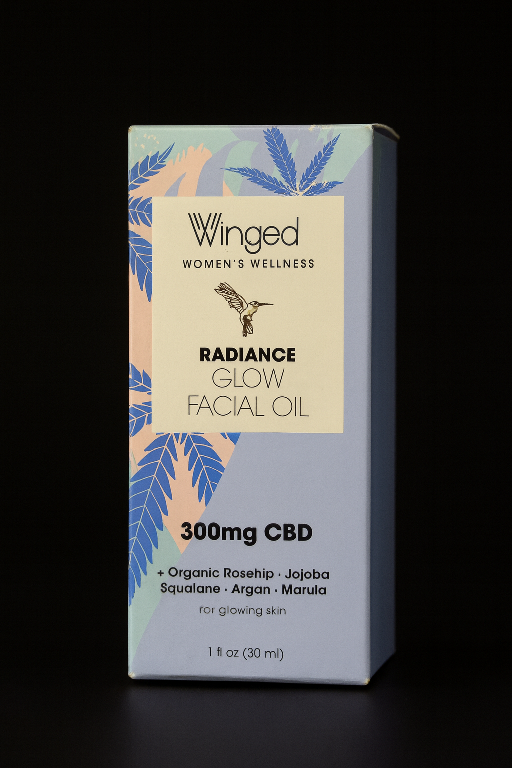 Winged Women’s Wellness – Radiance Glow Facial Oil 300mg CBD