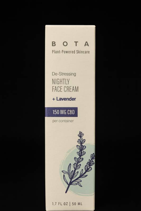 BOTA – De-Stressing Nightly Face Cream with Lavender 150mg CBD