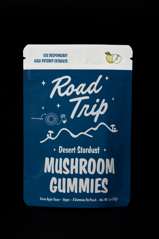 Road Trip – Desert Stardust Mushroom Gummies (Green Apple Flavor)