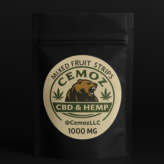 CEMOZ CBD & HEMP – Mixed Fruit Strips (1000 mg)