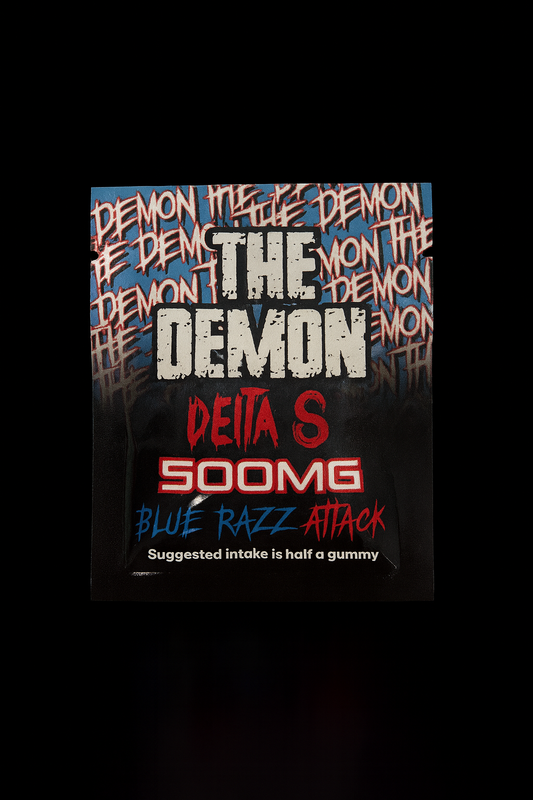 The Demon – Blue Razz Attack (Delta 8 – 500MG)