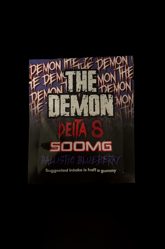 The Demon – Ballistic Blueberry (Delta 8 – 500MG)